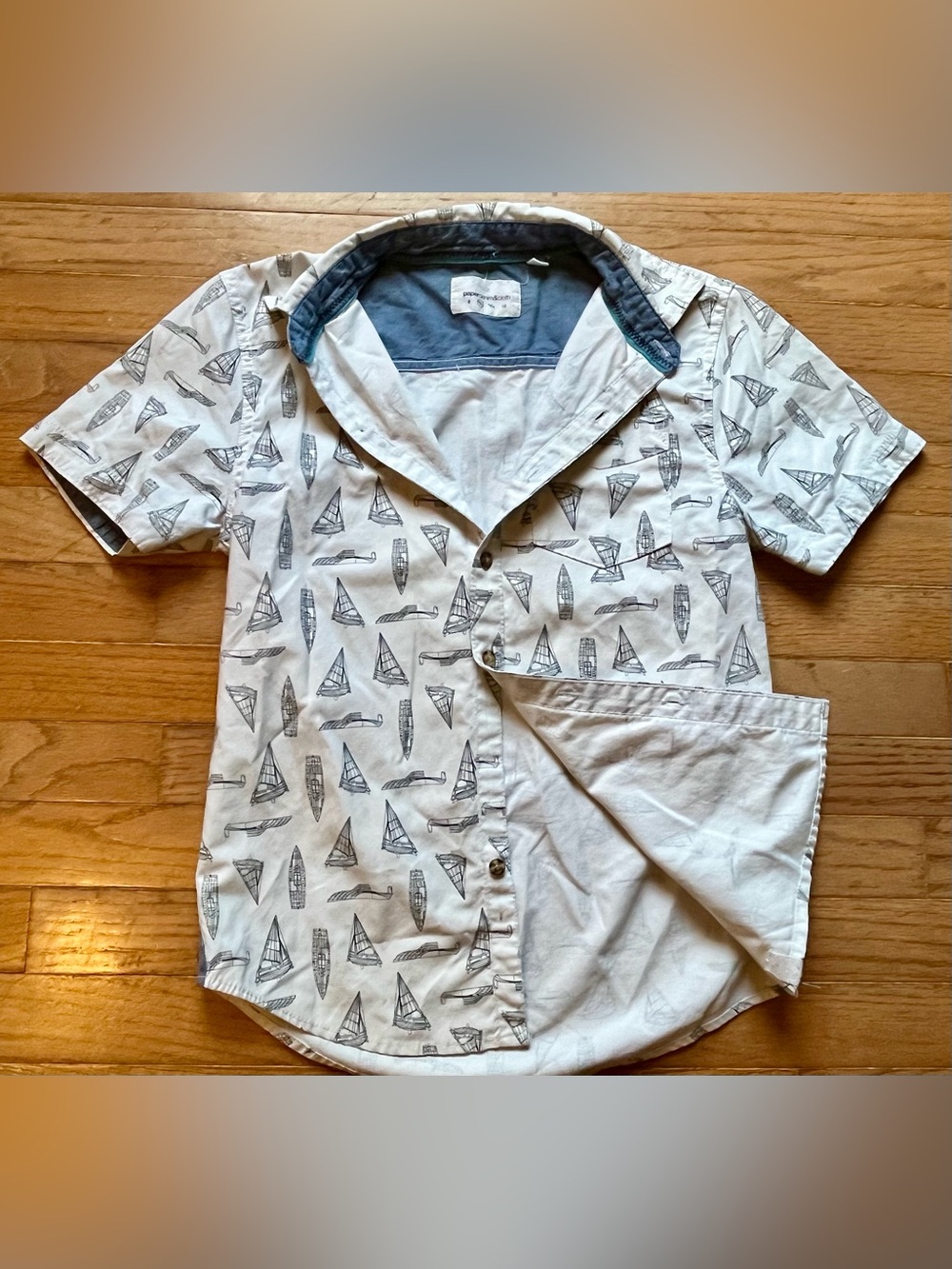 Kid’s Sailboat Button Down